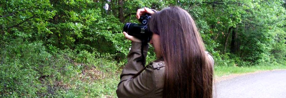 A lányom is szeret fotózni.